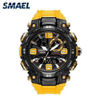 Top Orologi di Lusso Orologio da Uomo con Doppio Display Orologio da Polso Sportivo da Uomo Impermeabile Orologio da Uomo Militare Orologio da Uomo Cronometro 1921