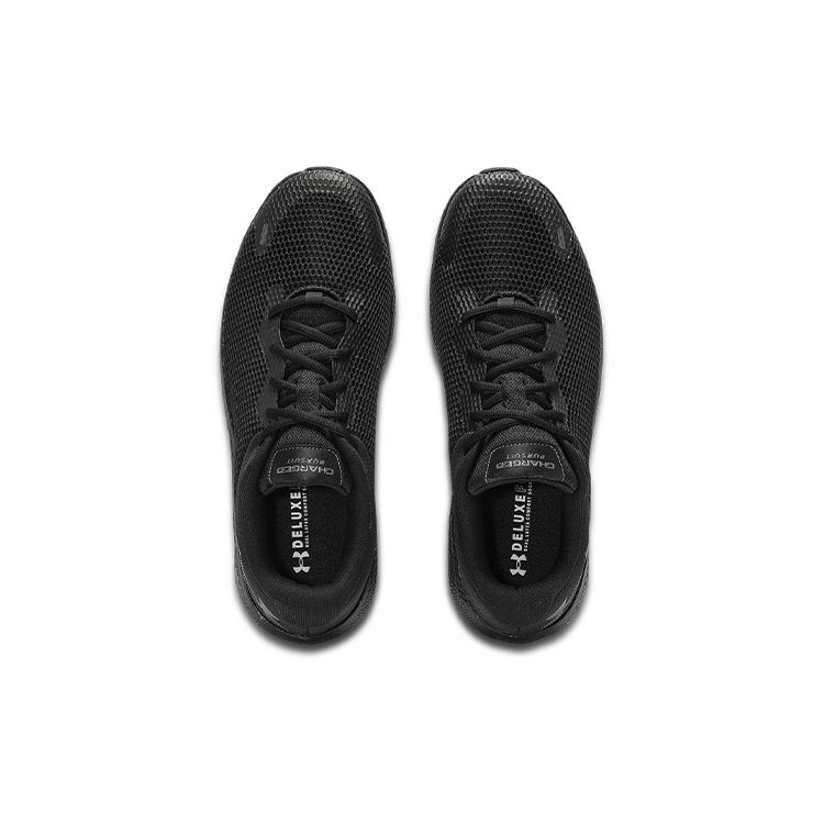 Under Armour Charged Pursuit 2 Lightweight Comfortable Fabric Low Top Training Running Shoes Men Sneaker Black 3024138-003