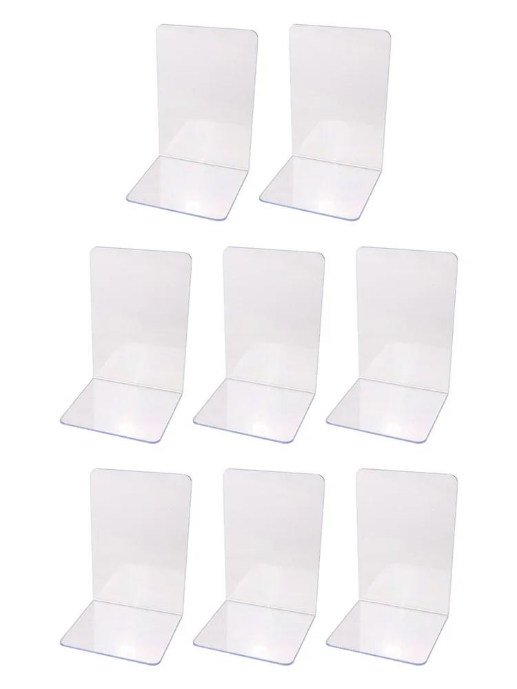 Klare Organizer Acryl Buchstützen Dokumentenordnung Minimalistisches Design Multifunktionale Nutzung Stabilitätsgarantie