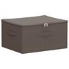 Storage Box Gray 43 X 34 X 23 Cm Non Woven Fabric