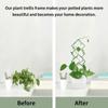 Green Plant Climbing Support Frame Iron Fixing Rods Stand Garden Flower Potted Plant Support Bracket Plant Accessories