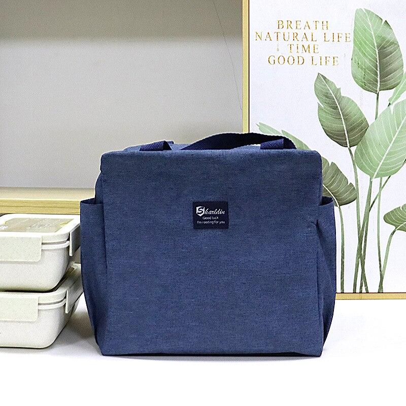 Portable Zipper Thermal Lunch Bags Insulated Freezer Bag Waterproof Large Capacity Cooler Lunch Box Outdoor Camping Picnic Bag