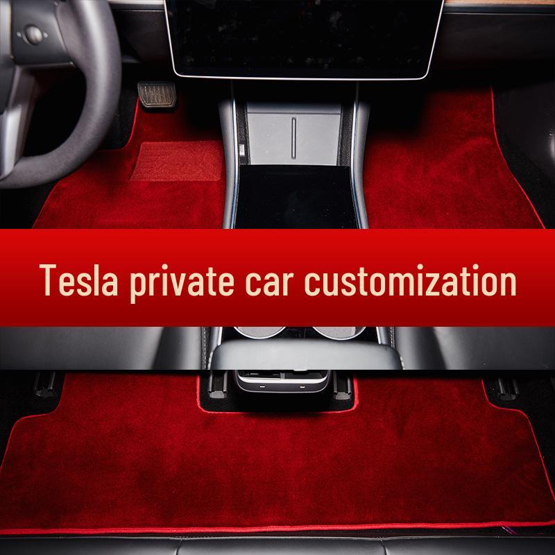 Custom Fit Waterproof Pure Wool Car Floor Mats for Bentley, Mercedes-Benz, Tesla, and Rolls-Royce.