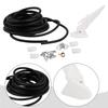 Yacht Durchflussmesser Marine Teil Geschwindigkeitsmesser Zubehör Gebrauch Weiß 600cm PVC Schlauch .Kit.Passform Bequem Hohe Qualität