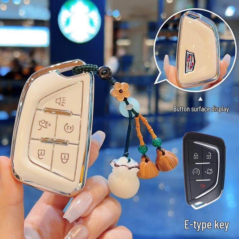 Cadillac Schlüsseletui für XT4, XT5, CT5, CT6, CT4, ATSL und GT4 - Speziell für Frauen entwickelt