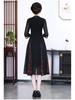 Chiffon Two-Piece Dress for Middle-Aged and Elderly Women - Stylish Mother's Spring/Summer Outfit