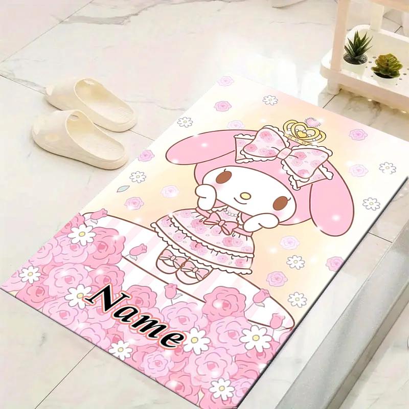 Custom 1Pc Melody Pink Garden Rug Office Carpet Indoor Outdoor Entrance Doormat Nonslip Soft And Comfortable Living Room D2915319