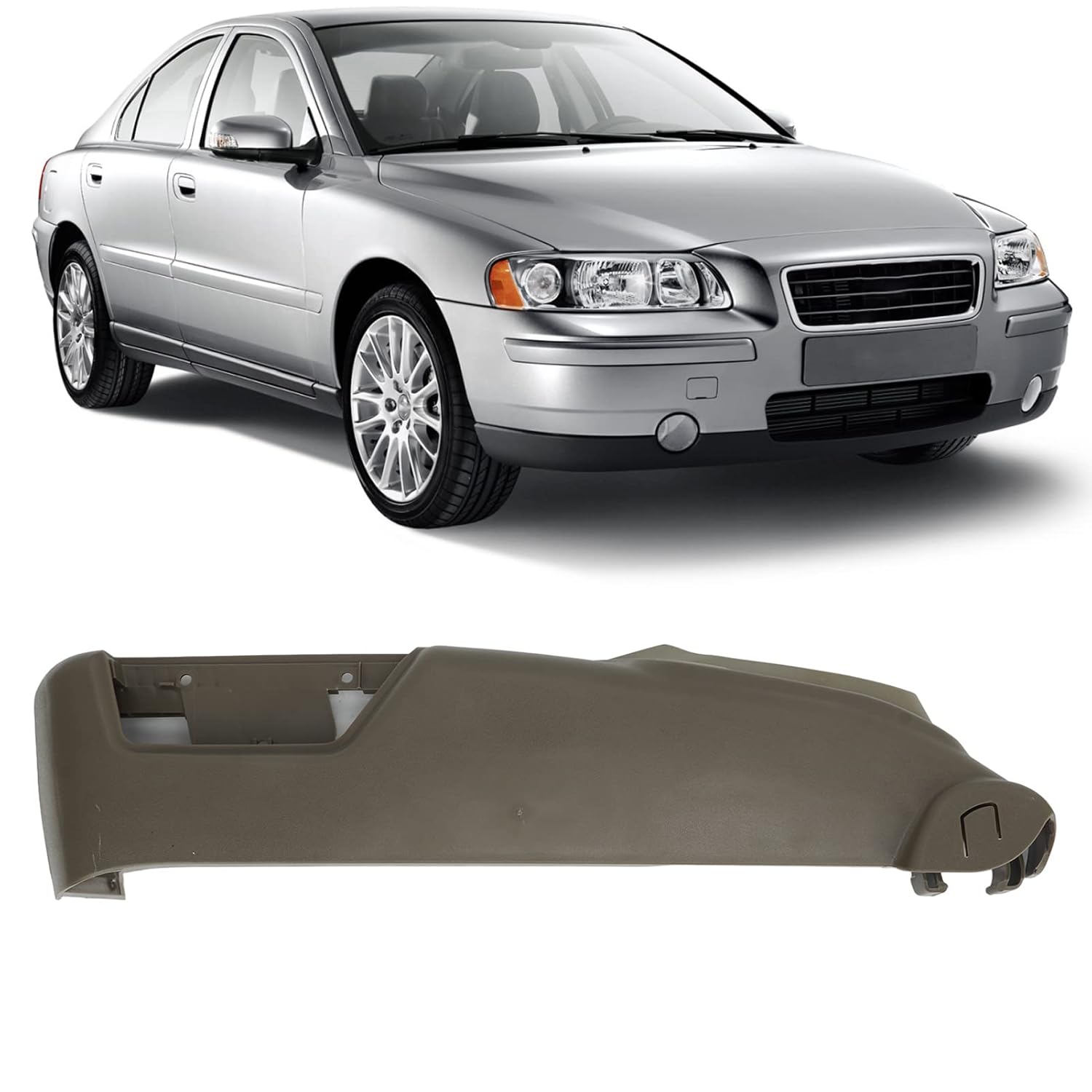

Front Left Power Side Switch Panel Trim Cover for S60 S80 V70 XC70 XC90 2004 2014 OE 39802015 39802020 ABS Replacement Interior Trim