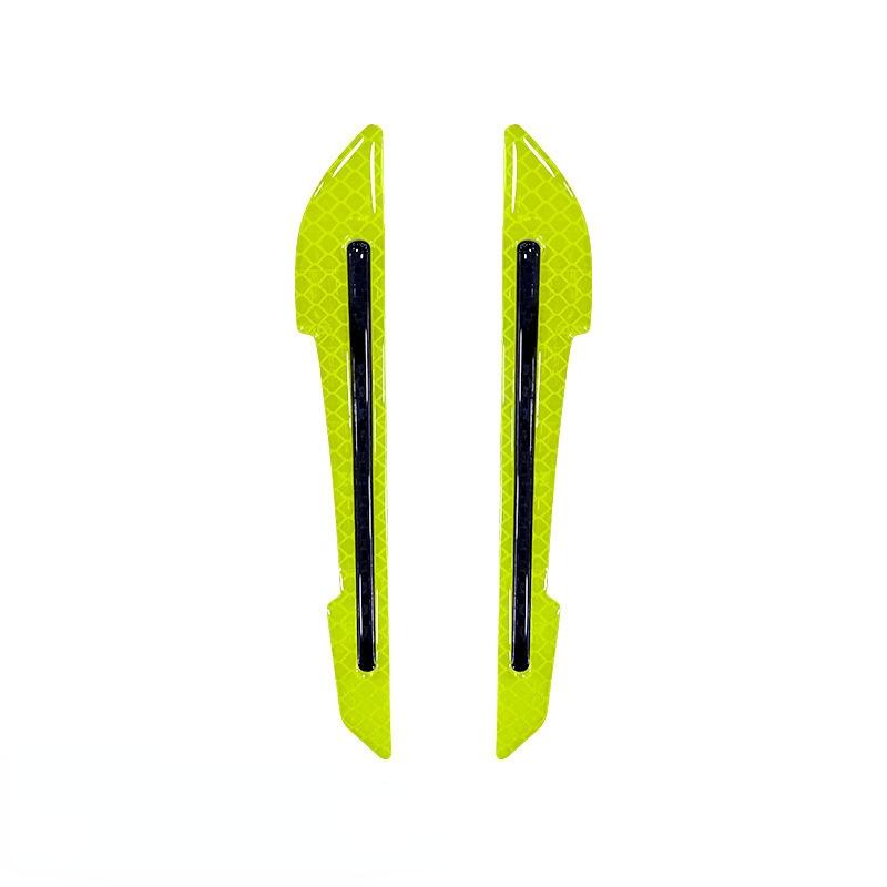 2PCS Car Rearview Mirror Reflective Sticker Car-styling Safety Warning Anti-collision Protector Rearview Mirror Decorative Strip