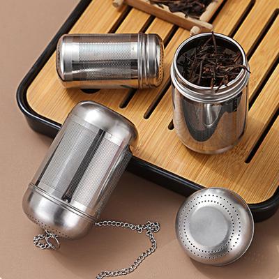 Stainless Steel Tea Infuser Strainer Fine Mesh for Loose Leaf Tea Reusable Tea Filter Bags Diffusers Easy To Use Tea Ball Holder with Lid Tea Steeper