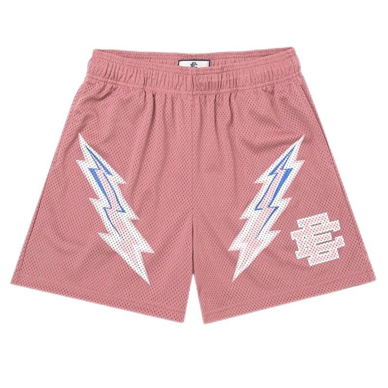 Eric Emanuel EE Herren Mesh Fitnessshorts Atmungsaktiv Jogging Training Lässige Sportbekleidung