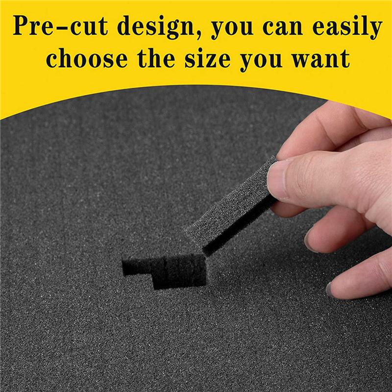 

FTS 4 PCS Pick Apart Foam Insert Pluck Pre Square Sheet Foam With Bottom Use For Board Game Box Cases Storage Drawer