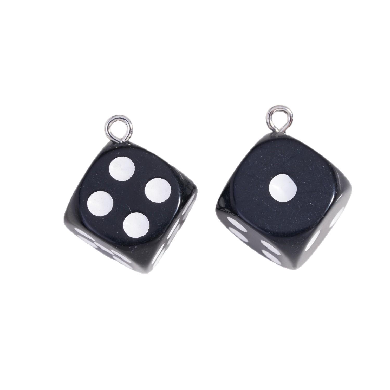 

Прозрачные акриловые бусины-кубики 14 мм для изготовления своими руками ювелирных браслетов Solid Black