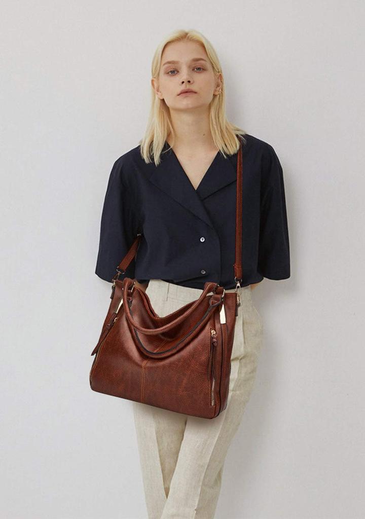 BUKESIYI Sling Shoulder PU Mini Bag Women's Handbag, Leather, Brown, JP77168, Tote/Pochette, Shoulder/Crossbody