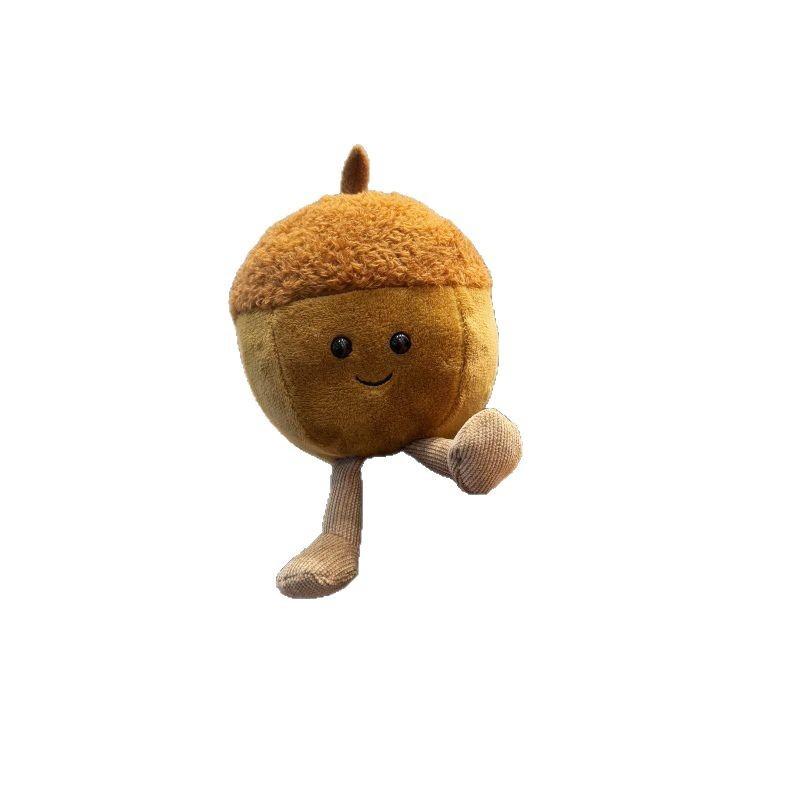 Jelly Oak Nut Plush Toy Fun Chestnut Doll Cute Pinecone Nut Doll Children's Gift