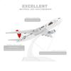 QIYUMOKE JAL Boeing 777 Airplane Japan Airlines Finished Plastic Stand Desktop Display Creative Passenger Aircraft Decoration 1/400 Model, 15.5cm,
