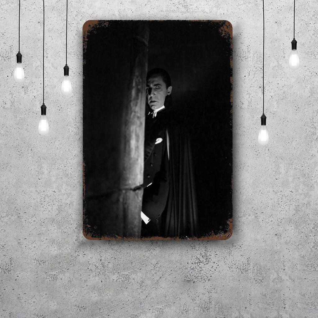 bela lugosi dracula actor Tin Sign Home Decor Wall Decor Art Wall Mural Room Decoration Decor Retro Metal Sign Plate Bar Posters