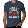 Level 30 Unlocked Shirt Video Gamer 30th Birthday Gifts Tee TShirt Fashion Graphic Tee for Unisex