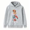 Cartoon Puppy Group Print Kids Hoodie Sweatshirt Boys Girls Casual Long Sleeve Pullover Top for Toddlers