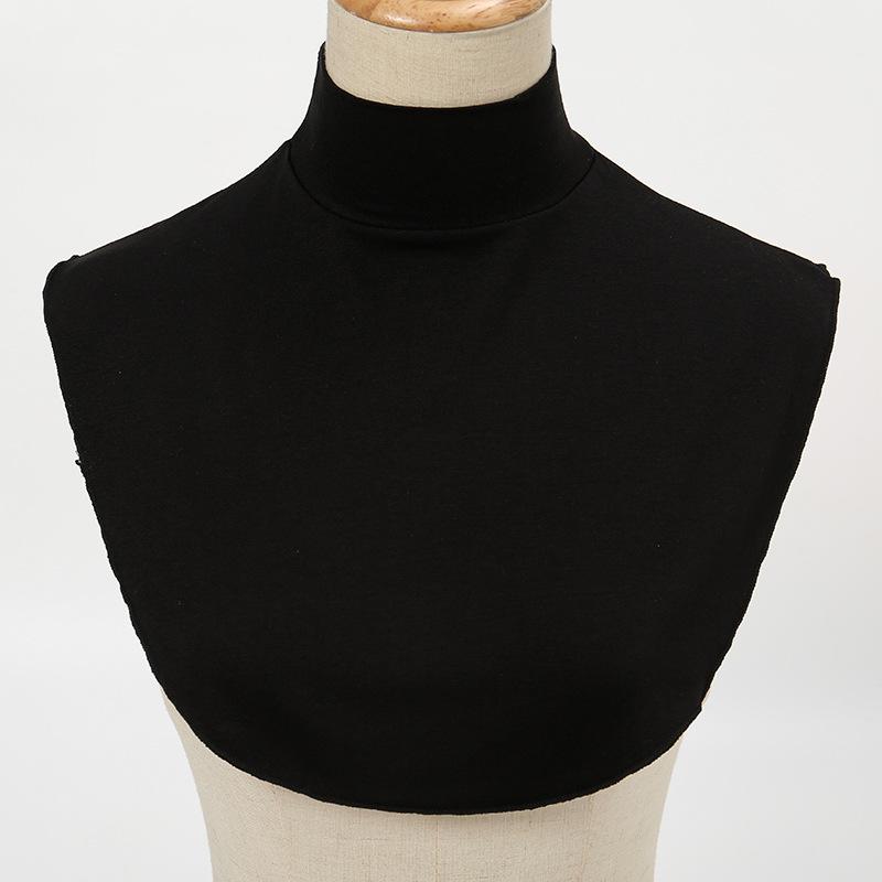 Korean Style Round Base Layer False Collar - All-Season Decorative Accessory