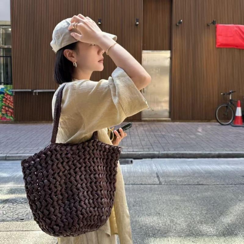 25 Lafite straw bag, high-end retro fashion bag, shoulder underarm bag tide