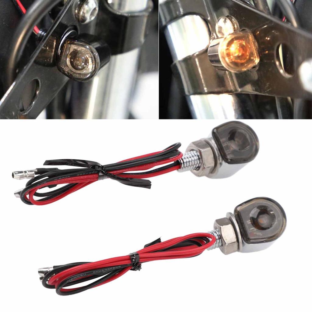 Handlebar LED Turn Signal Light  12V Retro   Wat proof Increased Visibility for Motorcycle ATV