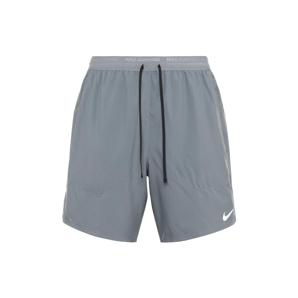 Nike Dri-FIT Solid Logo Print Straight Dry-Fit Sports Shorts Men Bottoms Smoke-Grey DM4742-084