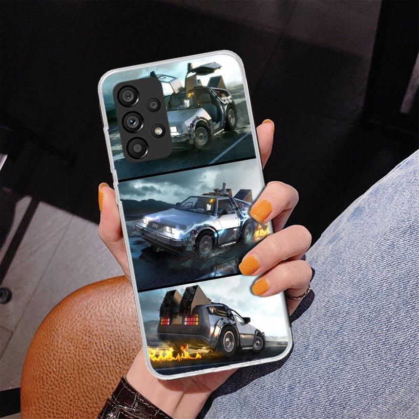 Back To The Future Time Machine Phone Case For Samsung Galaxy A17 A16 A15 A14 A13 A57 A56 A55 A54 A53 A37 A36 A35 A34 A33 A26 A2