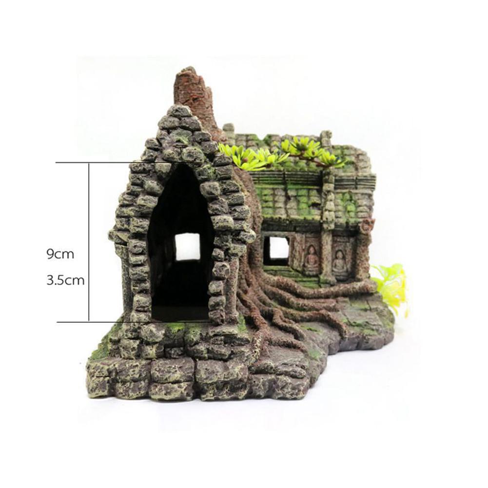 Artificial Tree House Ornaments Resin Crafts Pet Supplies Aquarium Fish Tank Beautification Decoration Accessories