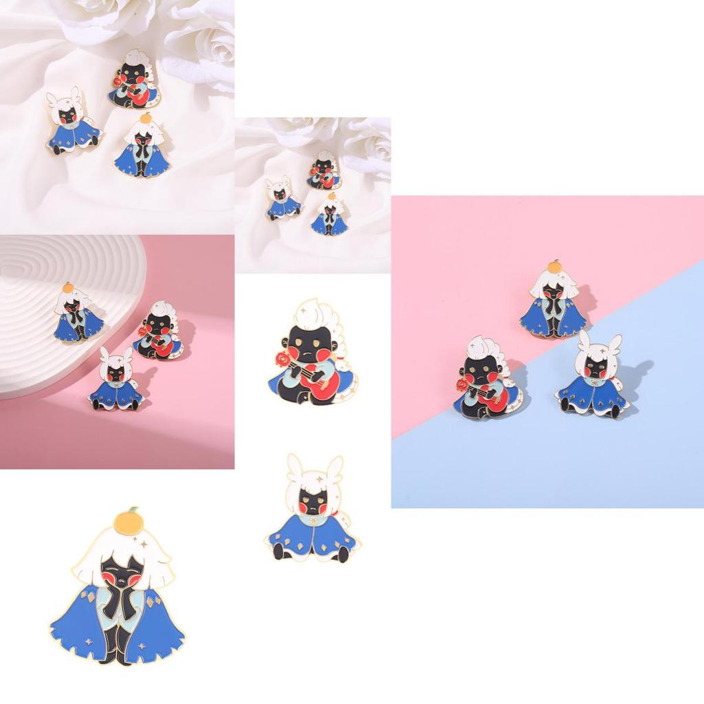 Cute Sky Encounter-themed Game Brooch Enamel Pin For Collectors And Fans