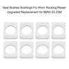 8Pcs Car White Seat Rail Bushing for BMW Z3 E36 E37 E38 1994-1996 1997 1998 1999 2000 2001 2002 52108401291 Rubber Accessories