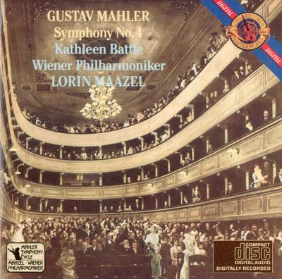CD GUSTAV MAHLER  Symphony No. 4 MK39072 CBS MASTERWORKS Japan Classical Used