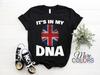 It's My DNA UK Union Jack United Kingdom England Funny T-Shirt, London Souvenirs British Flag, Souvenir Birthday Present Gifts Visit Travel,