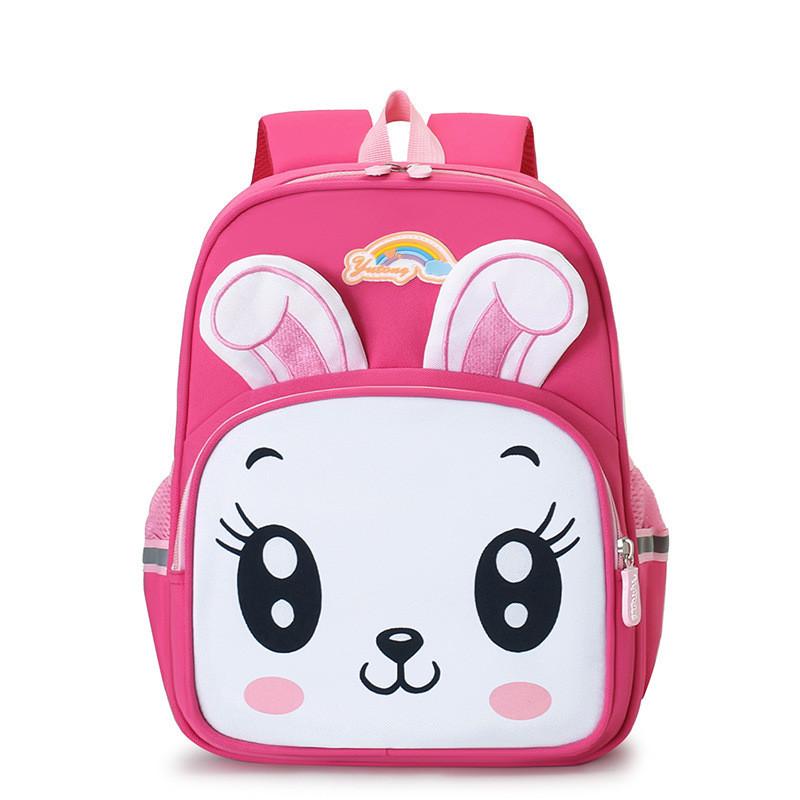Lightweight And Spacious Children's School Backpack With Fun Animal Designs For Boys And Girls