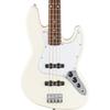Fender Standard Jazz Bass, Laurel Fingerboard, Olympic White (with Soft Case)