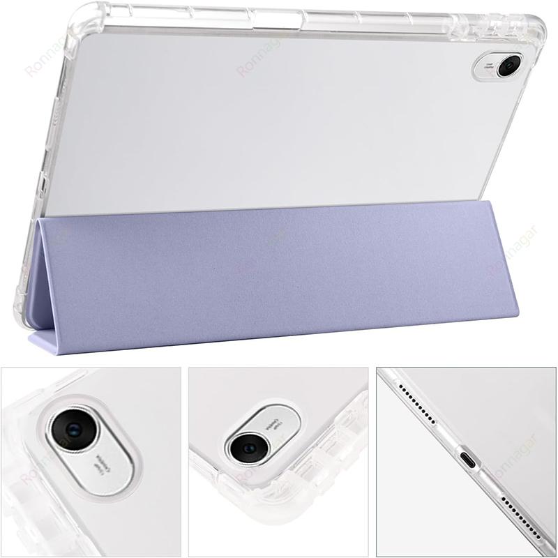 Para o novo HUAWEI MatePad 11.5S 2024 com porta-lápis capa macia inteligente para Huawei Mate Pad 11.5 S TGR-W09 W10 despertar/dormir automático