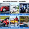 ATV Motorcycle Scooter 10W Solar Powered 12V Lead Acid Battery Maintainer Trickle Charger for Cars RV Caravan Boat Battery