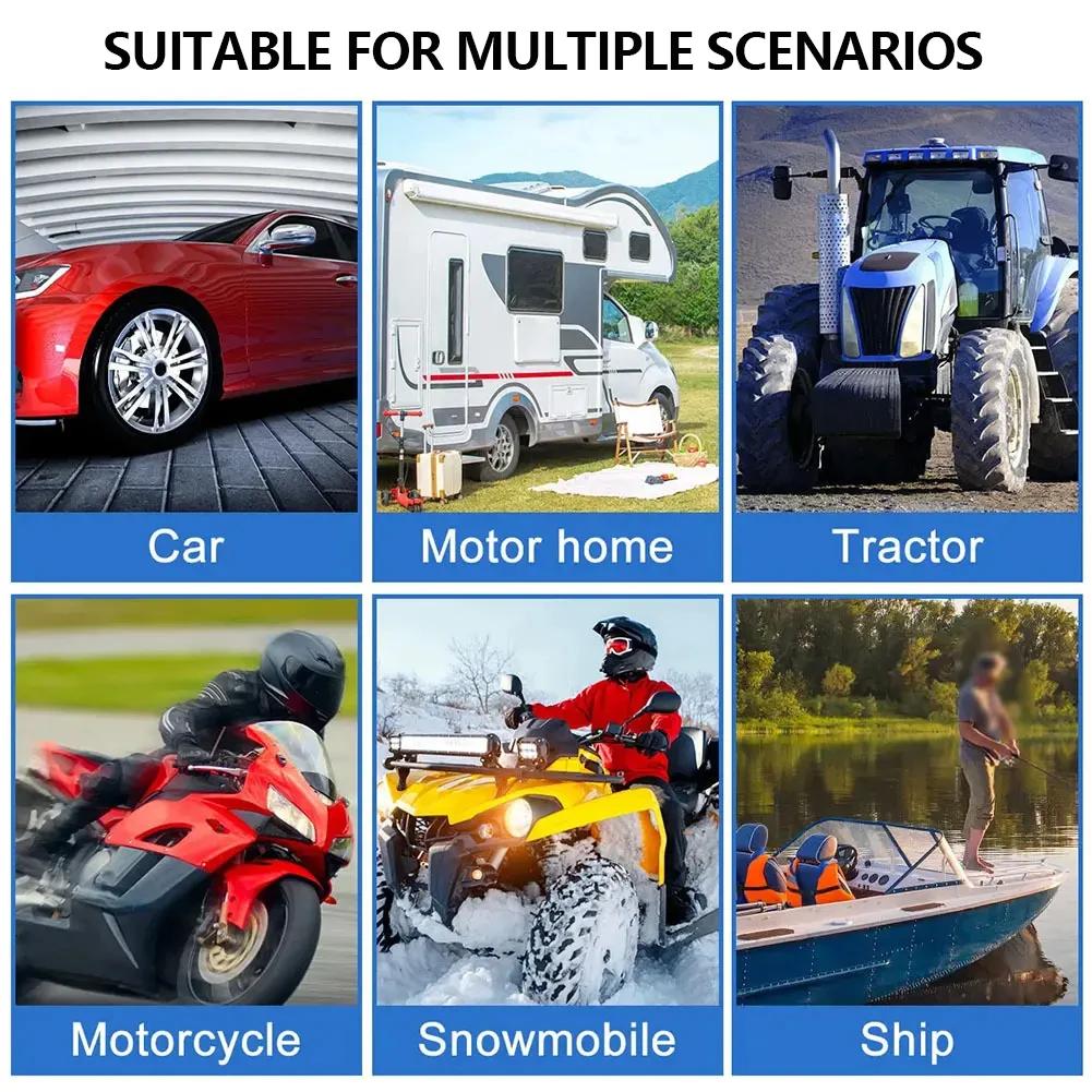 ATV Motorcycle Scooter 10W Solar Powered 12V Lead Acid Battery Maintainer Trickle Charger for Cars RV Caravan Boat Battery