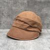 Japanese Retro Pleated Basin Hat Women'S Spring And Summer Temperament Shows Small Face Versatile Thin Fisherman Hat