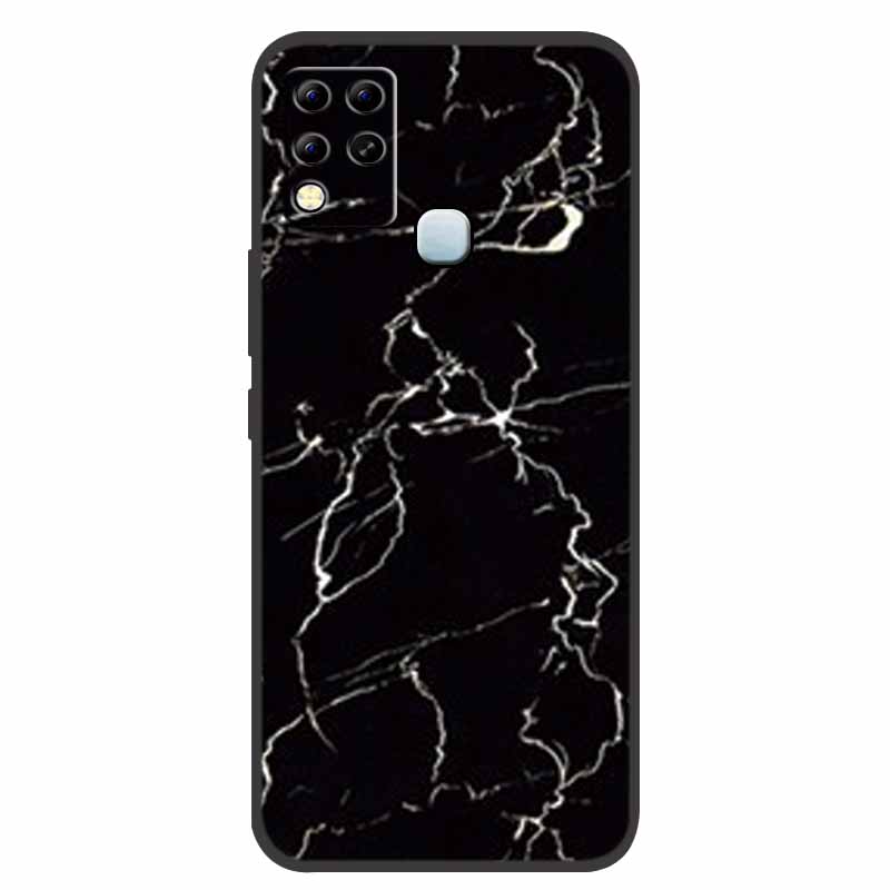 For Infinix Hot 11 G37 Case X689F Marble Silicone Protective TPU Soft Back Cover for Infinix Hot11 G37 128GB Funda Cartoon Coque