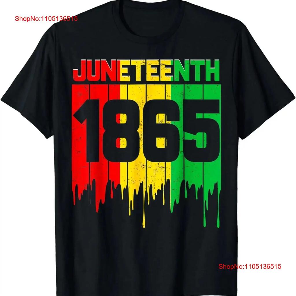 Juneteenth 1865 African Boy Girl Kid Cute T Shirt vintage Washed Slightly Versatile Top For Everyday Wear graphic Stretched