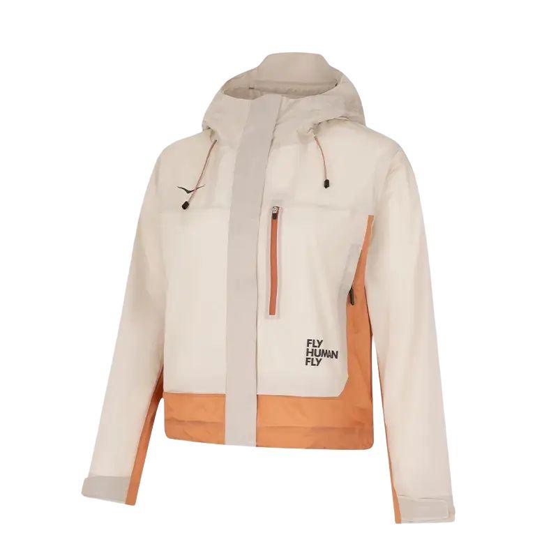 

Hoka One One Lightweight Waterproof Windbreaker Jacket Women Jackets Oak-White 1173652 M