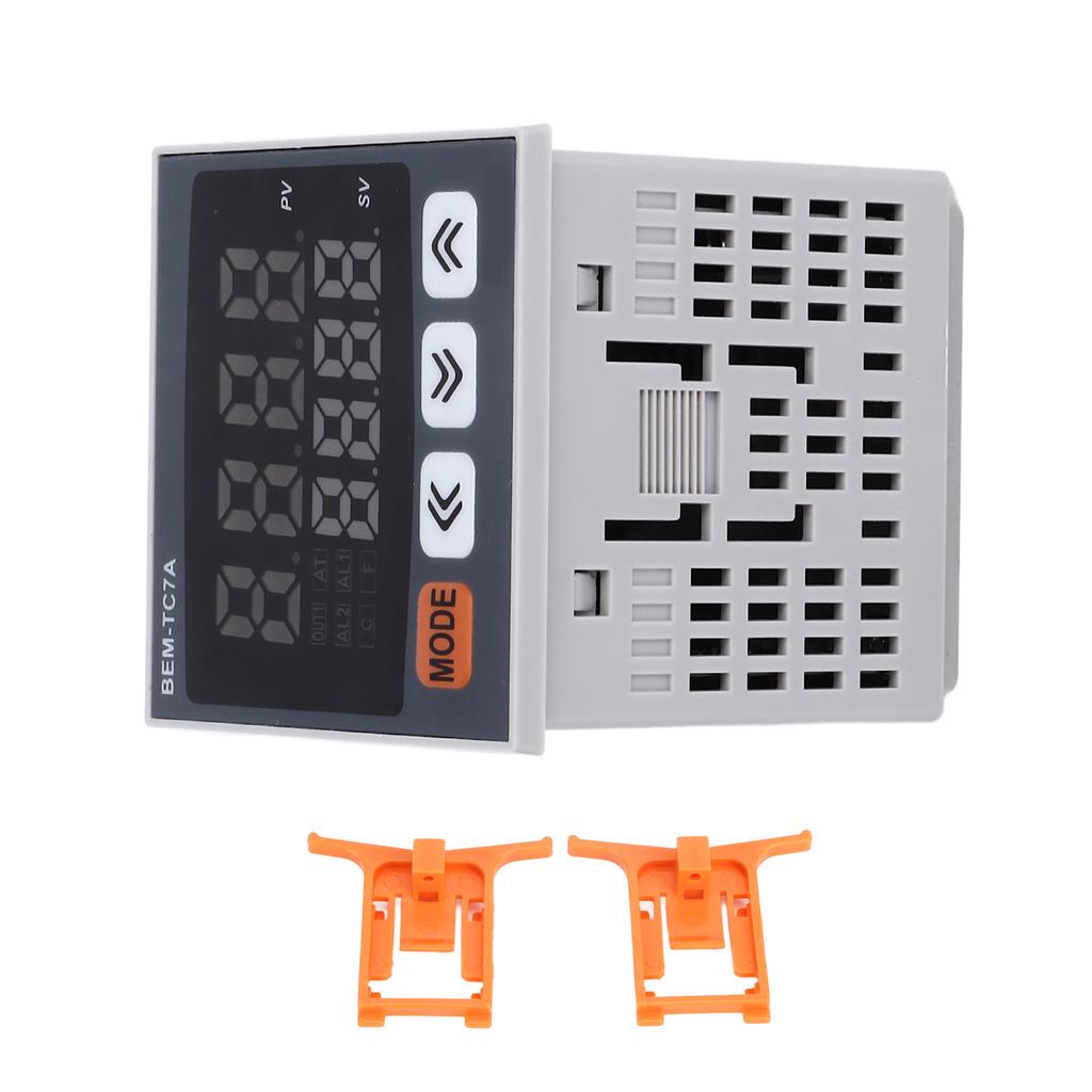 PID Temperature Controller 72x72mm Digital Display Intelligent Thermostat AC 100?240V