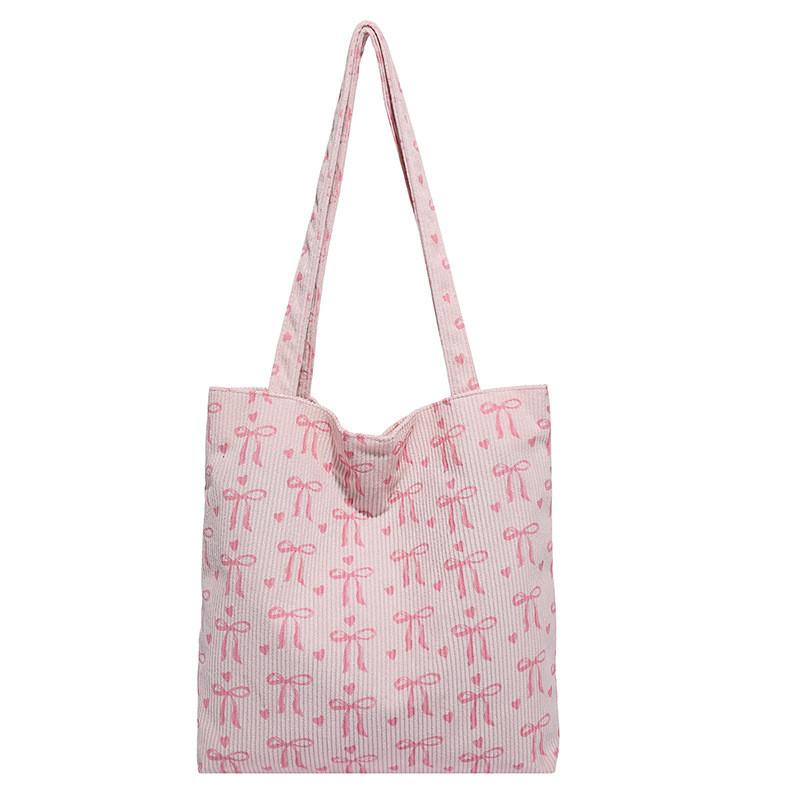 Nylon Butterfly Knot Tote Bag For Women With Large Capacity And Urban Style