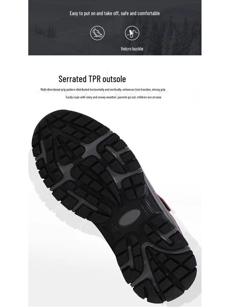 Men's Soft-Soled Non-Slip Winter Shoes, Plush Cotton Lining - Ideal for Middle-Aged and Elderly Walking and Snow Boots