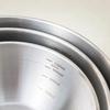 304 Stainless Steel Salad Bowls Durable Large Capacity Kitchen Baking Mixing Bowls With Scale Line Food Container