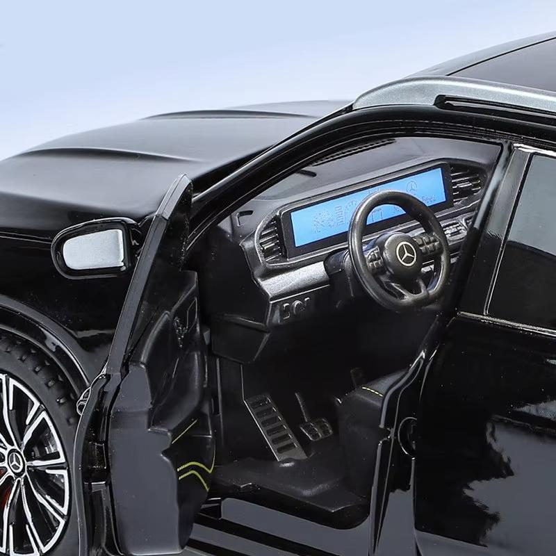 New 1/24 Honda GLE350 High Quality Alloy Car Model with Sound and Light Rear Wheel Drive Function Six-door Toy Large Off-road Vehicle Boy Gift