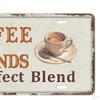 15 x 30cm Shabby Chic Metal Wall Sign Plaque Art Poster Restaurant Tavern Cafe Bar Pub Tin