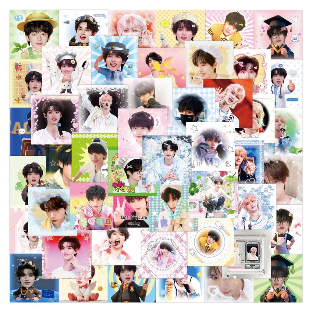 Ding Chengxin Stickers: 60 Sheets for Youth Journals, DIY Decoration, Phones, Laptops