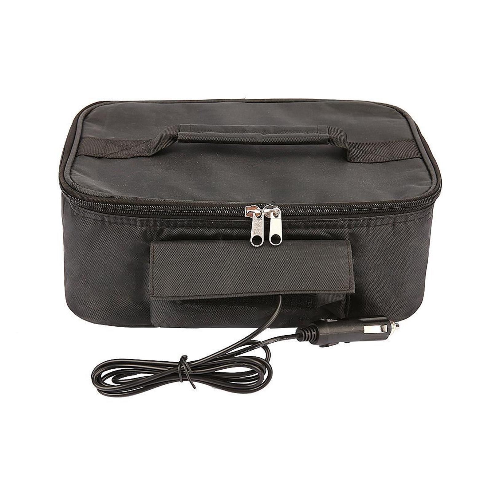 

Portable Car Food Warmer Bag 12V Personal Car Electric Lunch Warmer Food Cooking Reheating Lunch Bag for Car Truck Work Travel
